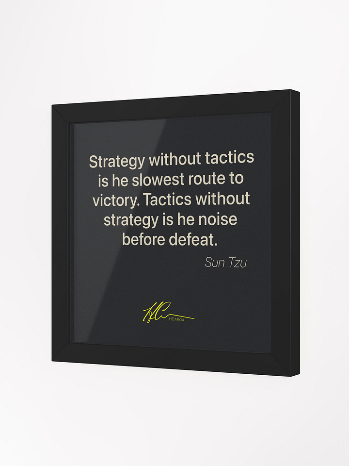 Sun Tzu Q4 - Framed Poster product image (2)
