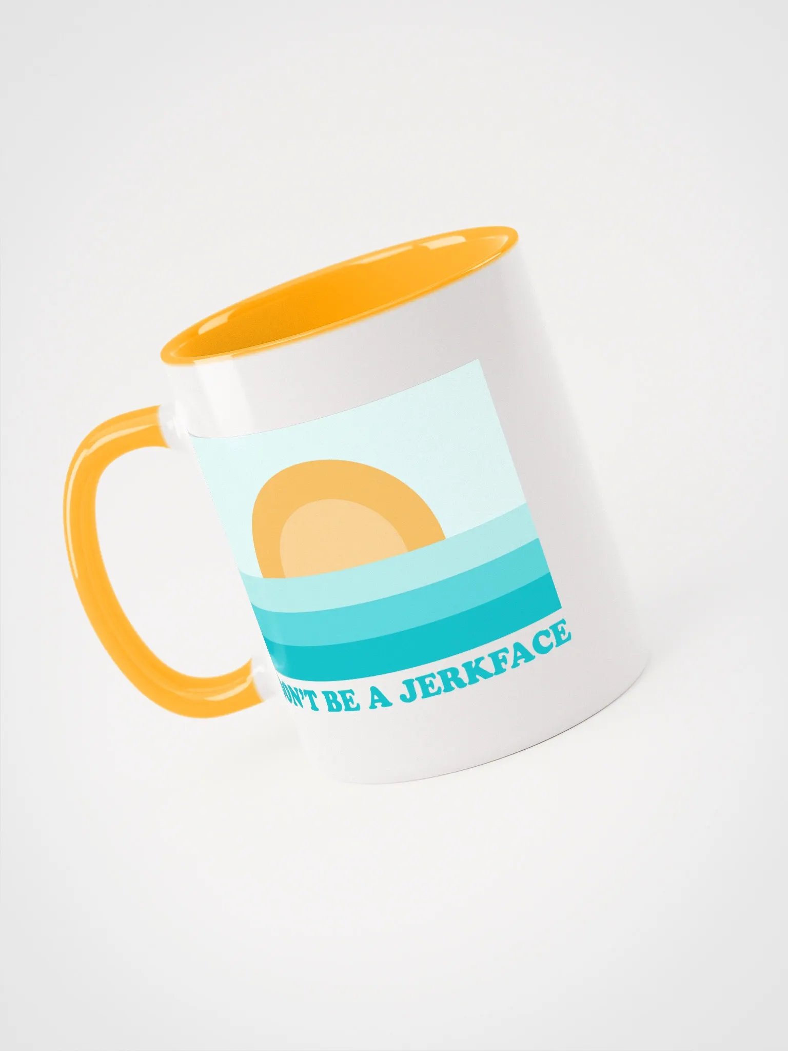 Don't Be A Jerkface - Mug with Color Inside product image (3)