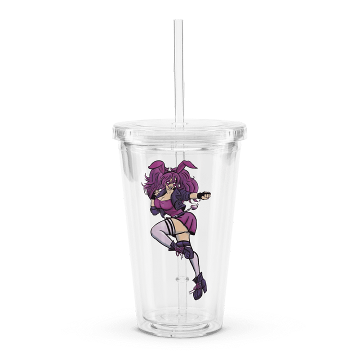 Nayo Bunny Double Wall Clear Plastic Tumbler (16 oz) product image (1)