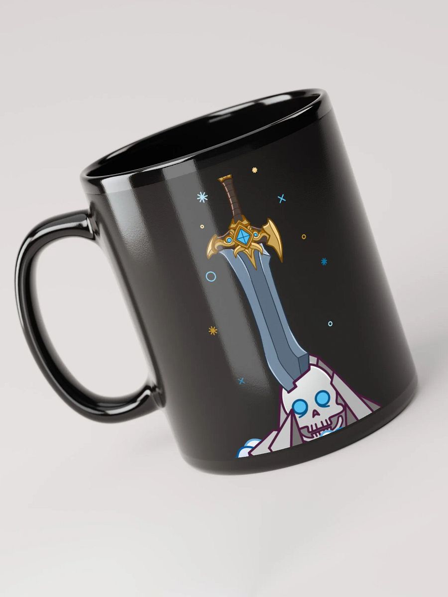 Sword in the Skull - Quel'Serrar Variation - Black Glossy Mug product image (3)