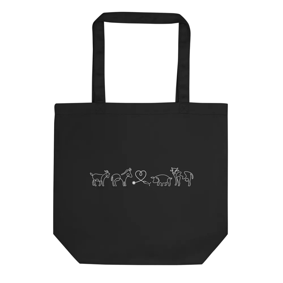 ""Country Vet" black bag (medium size) product image (3)