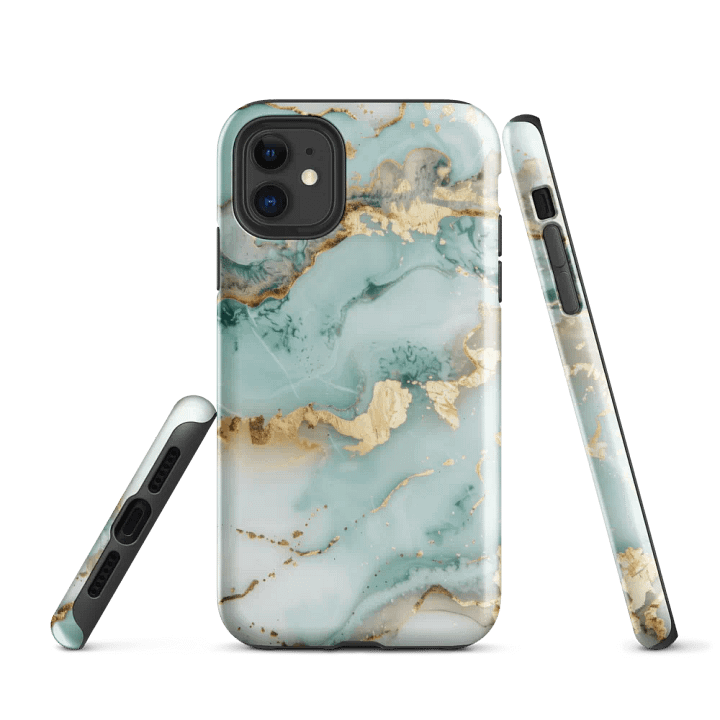 Turquoise Tough iPhone Case product image (1)