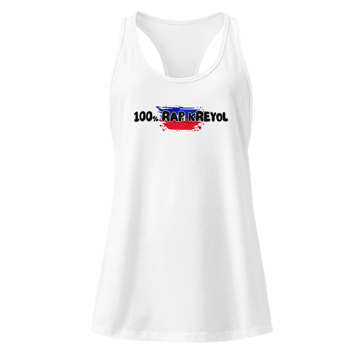 San pou san wh Women's Racerback Tank Top product image (1)