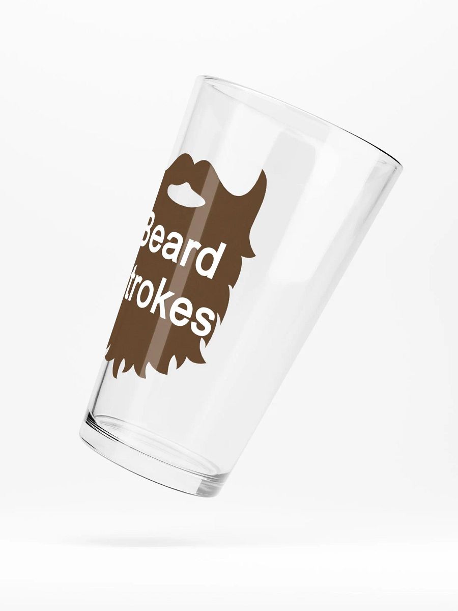 BEARD STROKES PINT GLASS product image (5)