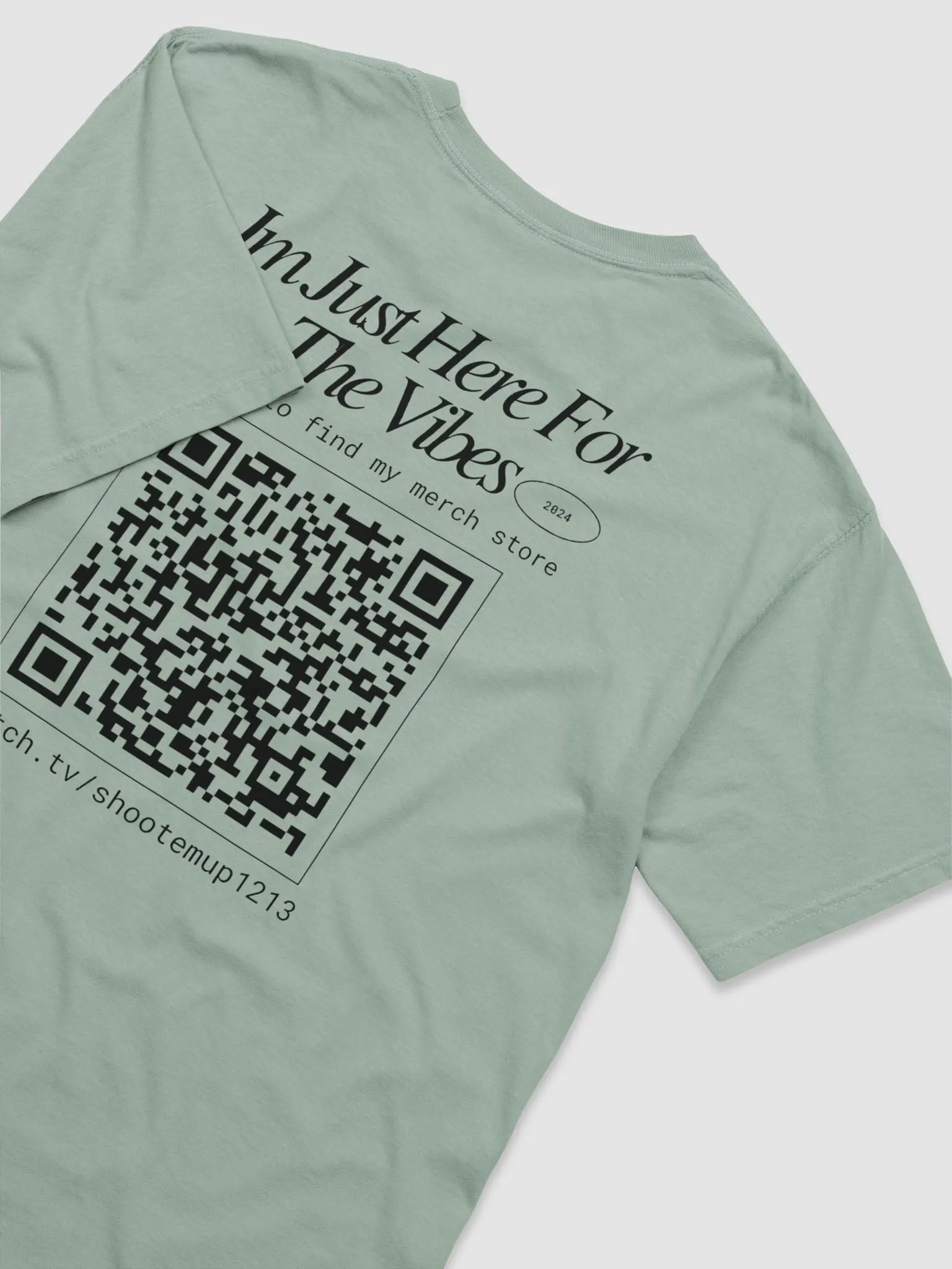 Good Vibes T-shirt w/ QR code on back product image (4)