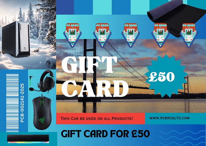PC Bros Ltd £50 Gift Card product image (1)