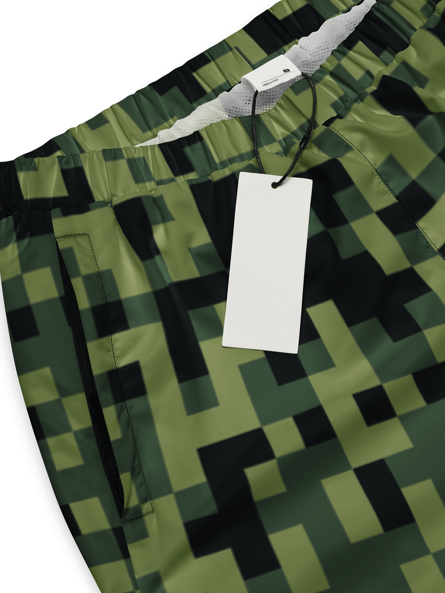 Military Green Camouflage Pixels Camo Pattern Unisex Track Pants product image (6)