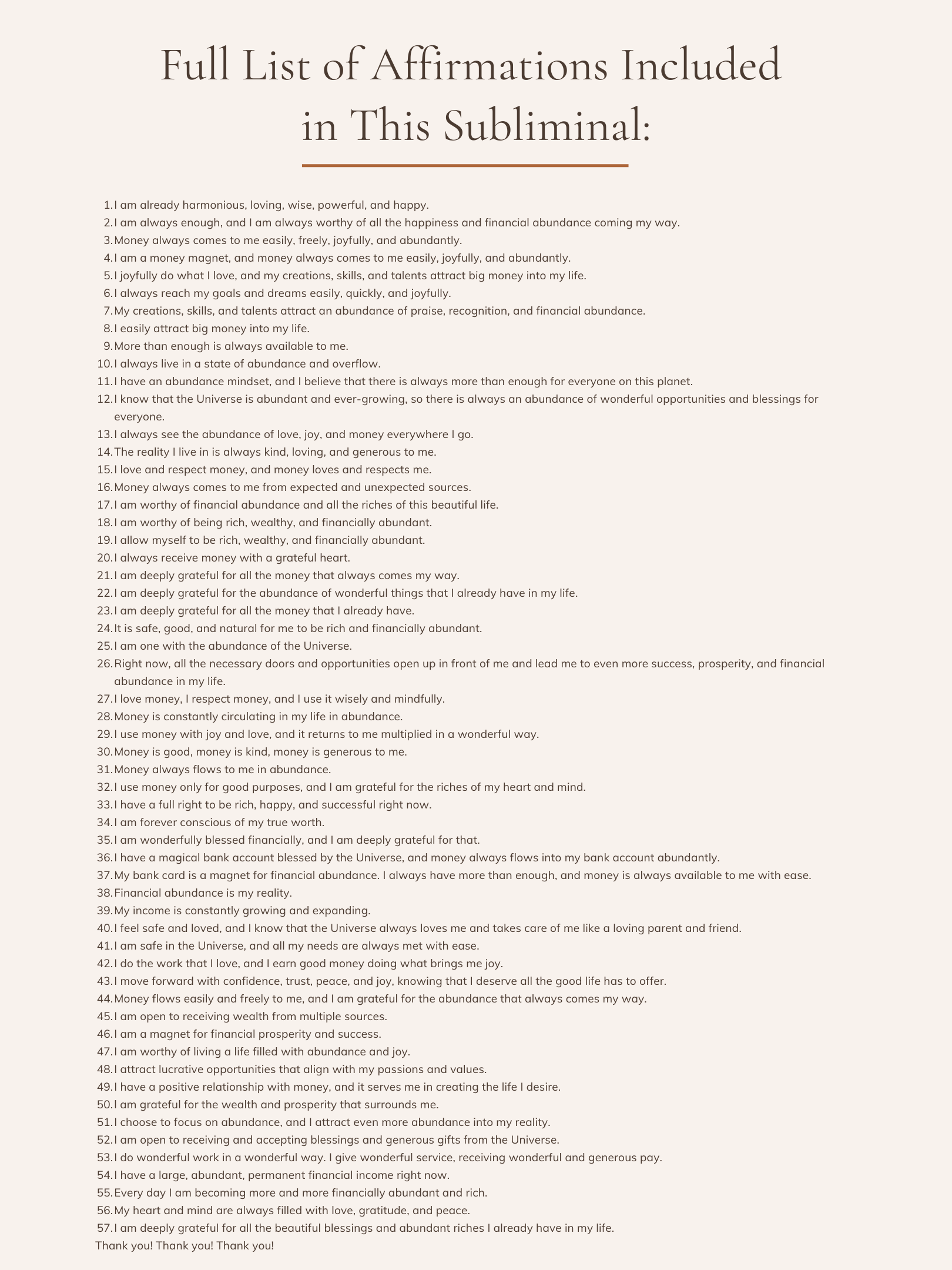 Attract Financial Abundance Wealth Manifestation Subliminal | MP3 Audio Download product image (3)