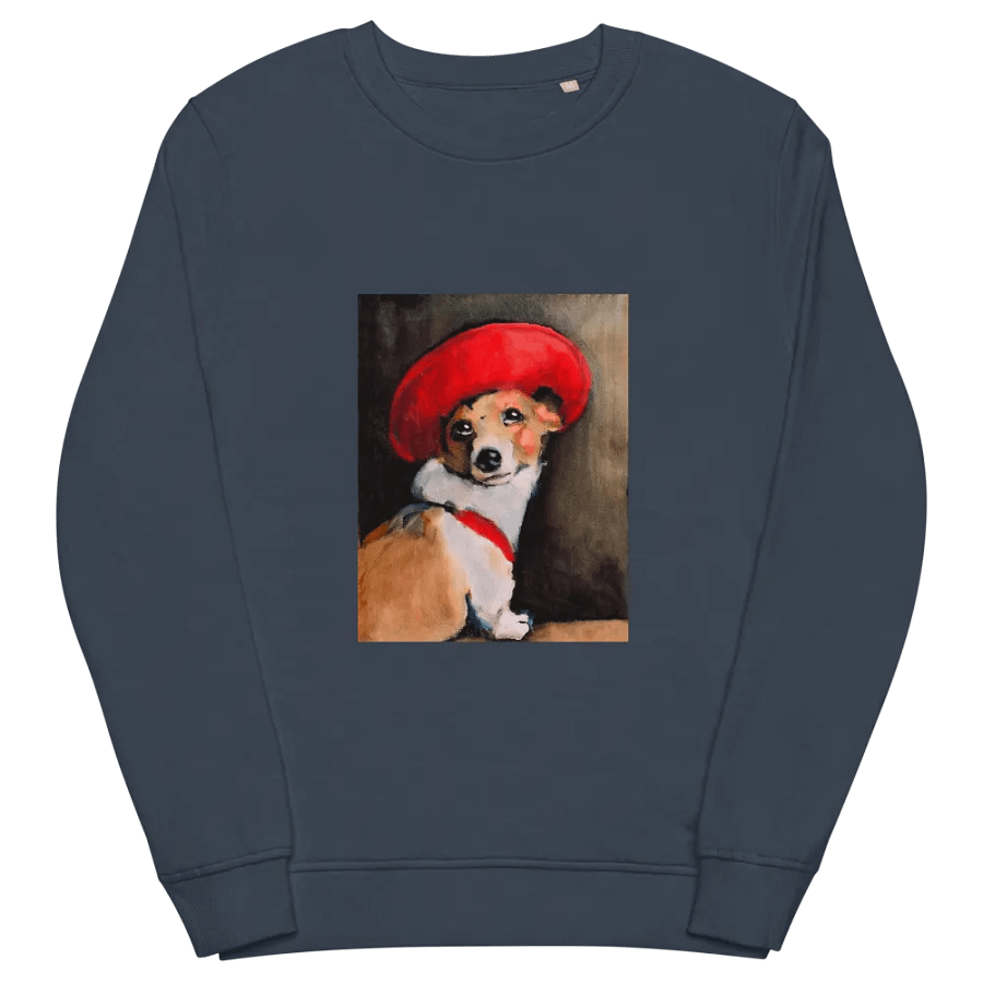 The Dog Poppy - dogPXL Artistic series Unisex Organic Sweatshirt product image (5)