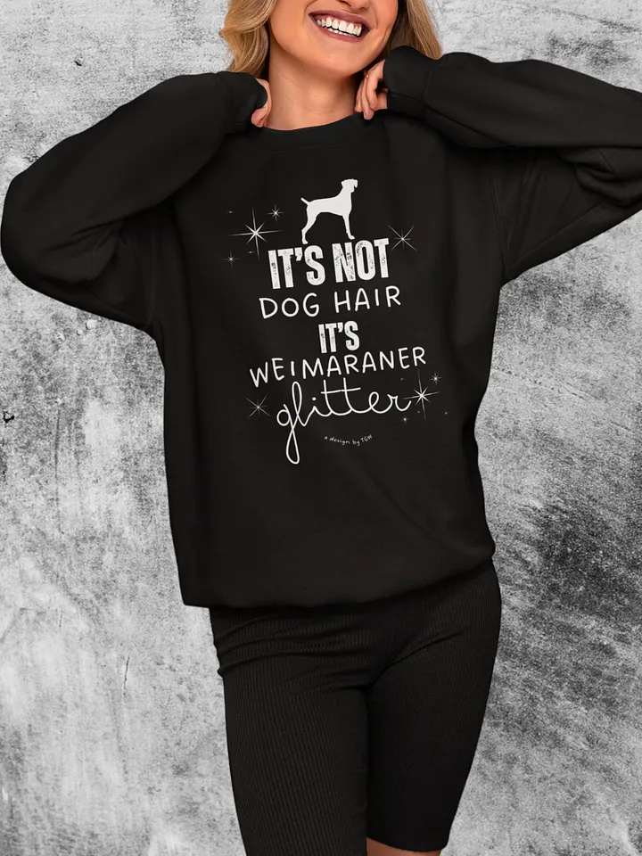 Weim Glitter - Cotton Heritage Premium Sweatshirt (white print) product image (1)