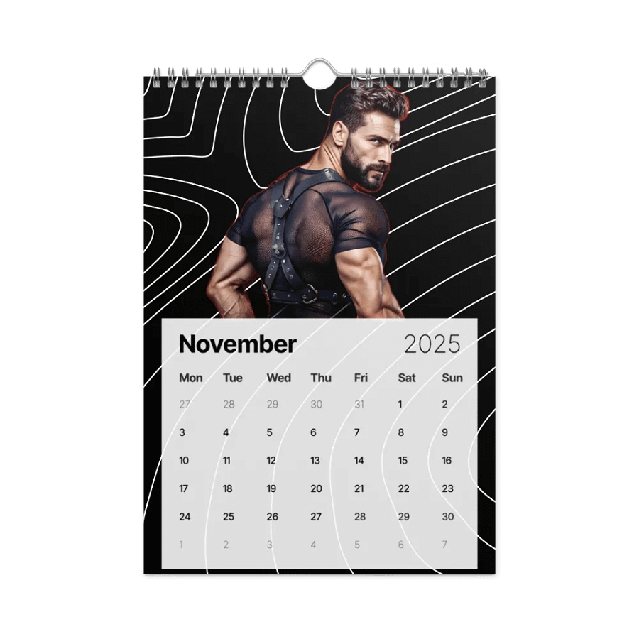 2025 Muscle Hunks Calendar product image (11)