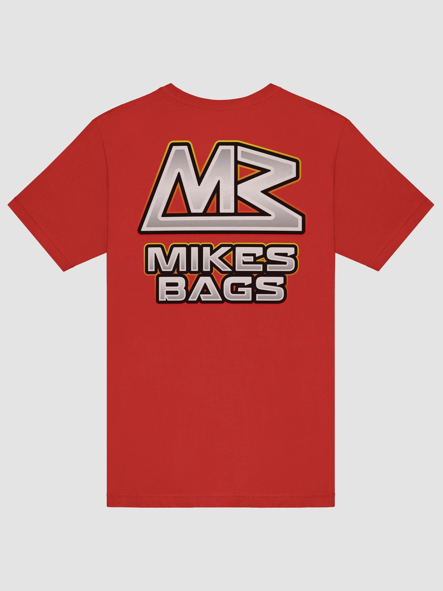 Bella+Canvas Mike's Bags Logo Supersoft T-Shirt Back Design product image (57)