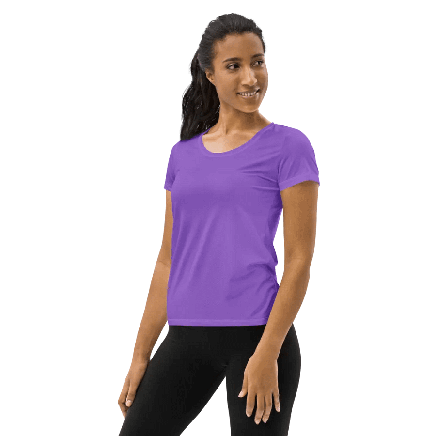 Plain Color Amethyst Athletic T-Shirt product image (3)
