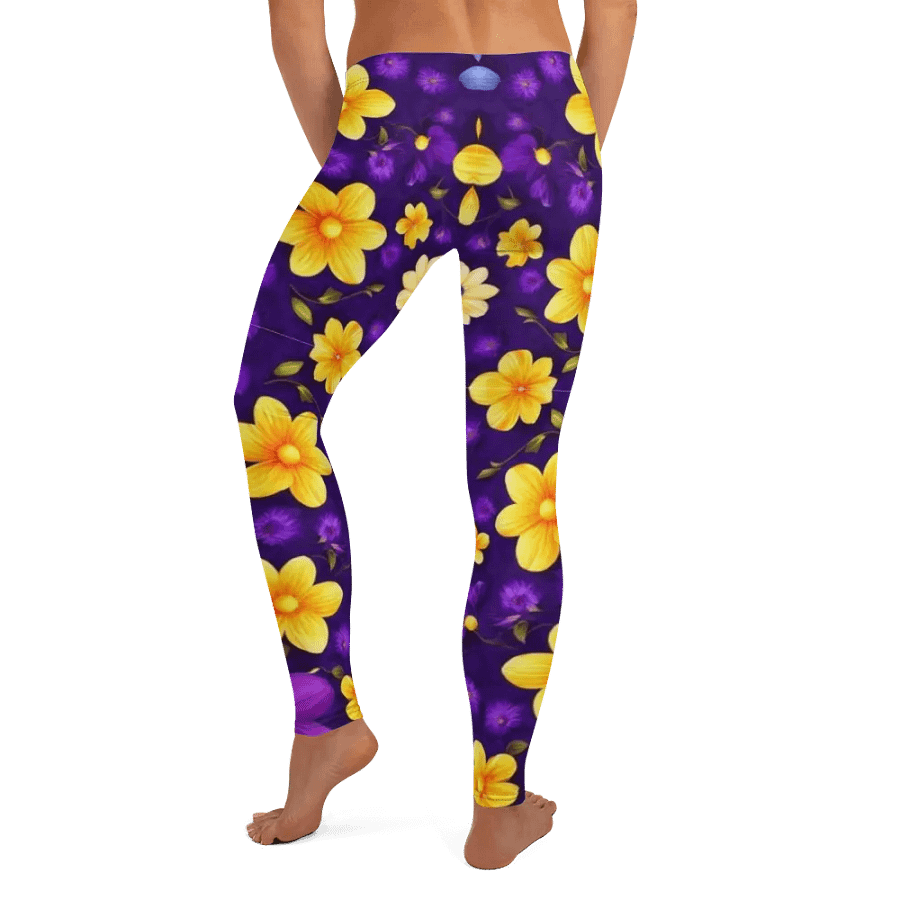 Leggings – Multi-Color Flowers Print for Vibrant & Playful Style product image (8)