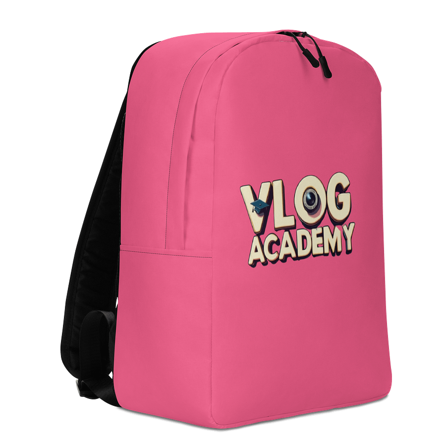 Vlog Academy All-Over Print Minimalist Backpack product image (3)