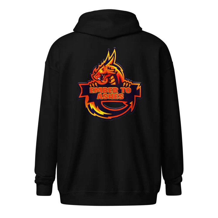 Ember To Ashes Authentic Logo Zip Up Fleece (Back Only) product image (1)