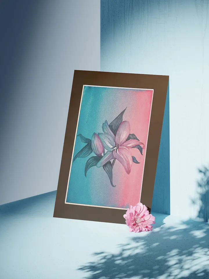 Watercolor Lily Flower product image (2)