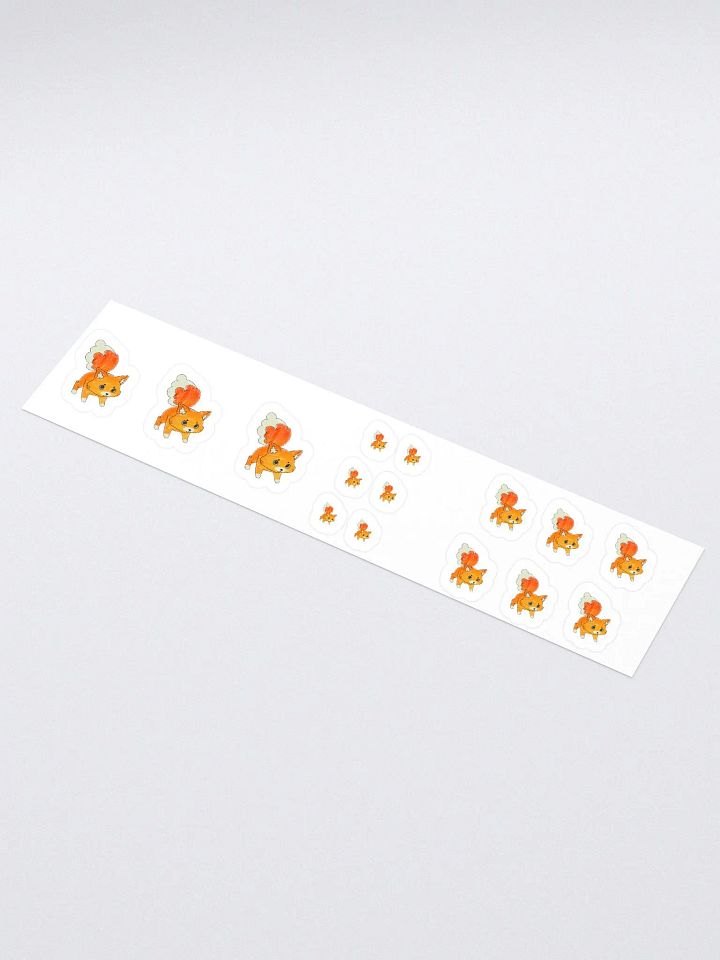 Crayon Fox Sticker Sheet product image (1)
