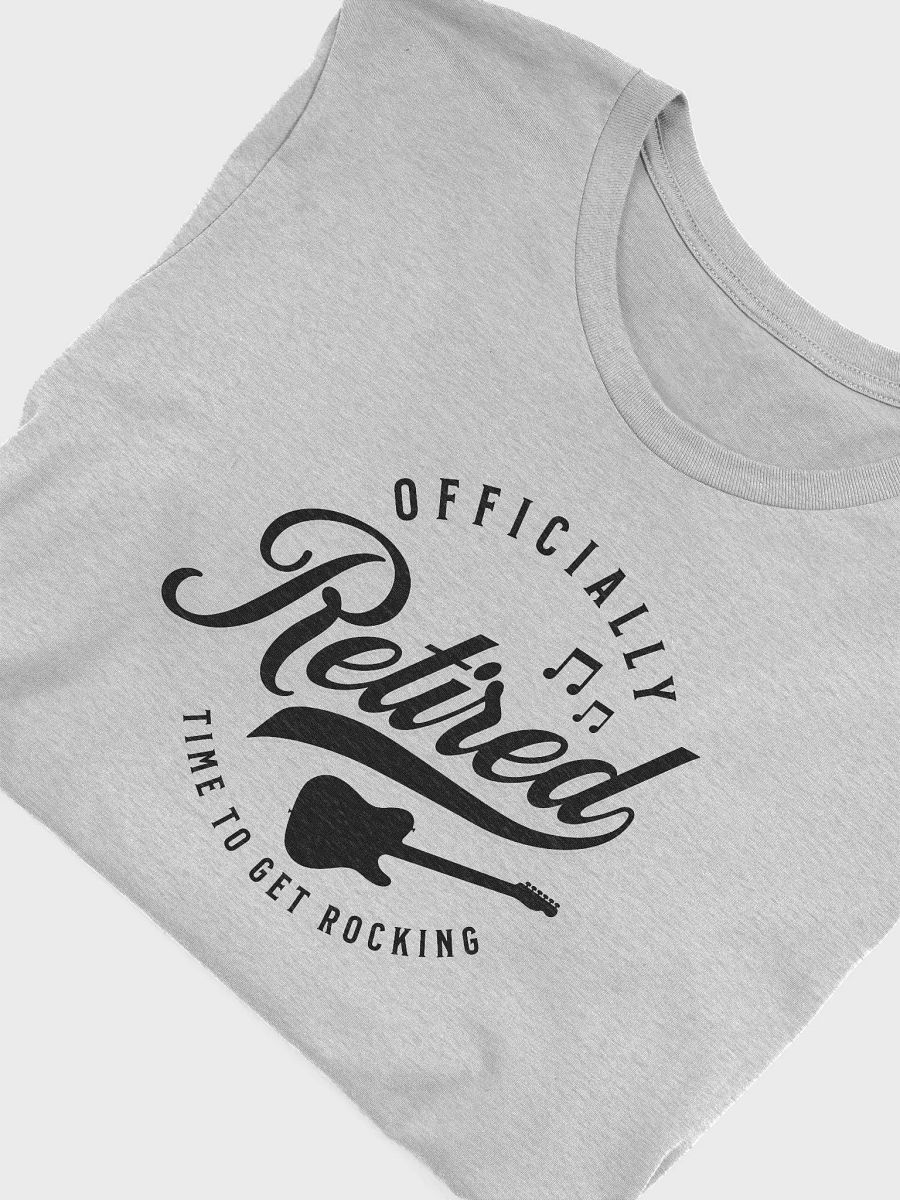Officially Retired Graphic T-Shirt (Black Text) product image (4)