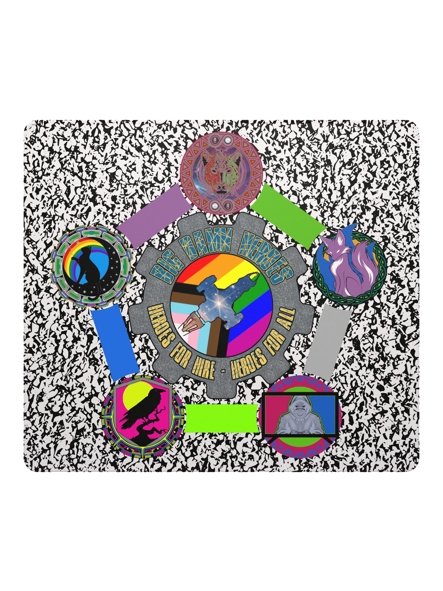 Big Damn Heroes Gaming Mouse Pad product image (2)