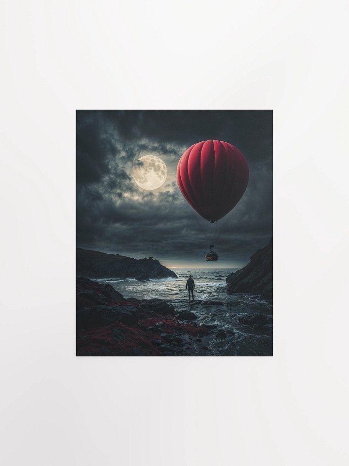 Departure Beneath the Full Moon Matte Poster product image (10)