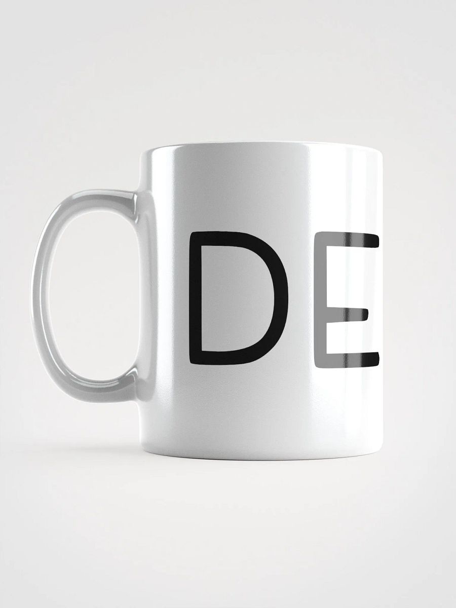 DELTA Mug Text Blk/Wht product image (1)
