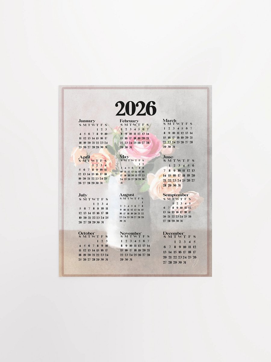 2026 Poster Calendar product image (2)