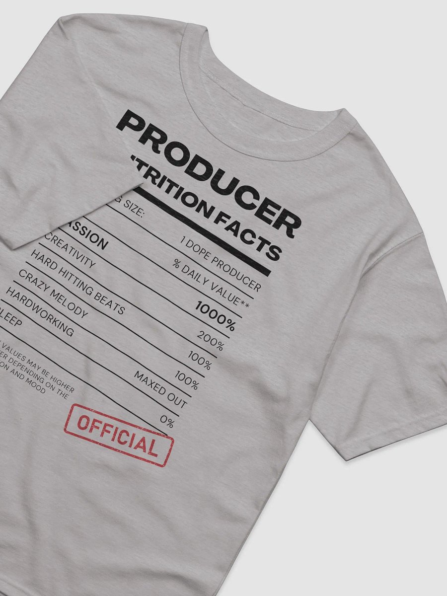 Producer Nutrition Facts product image (2)