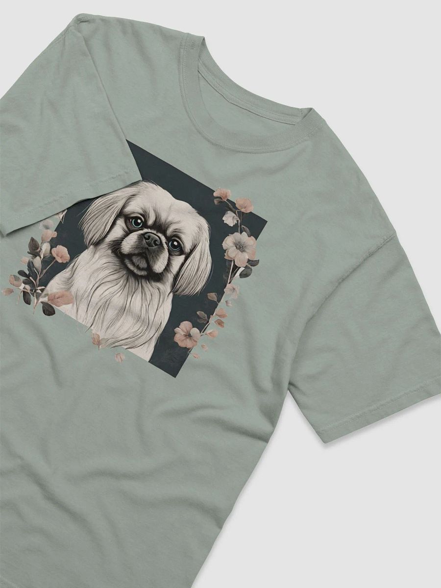 Floral Pekingese Comfort Colors T-Shirt product image (1)