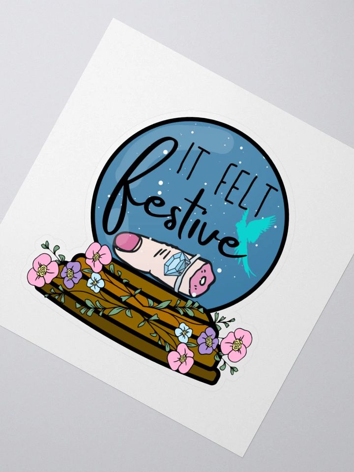 It Felt Festive Sticker product image (2)