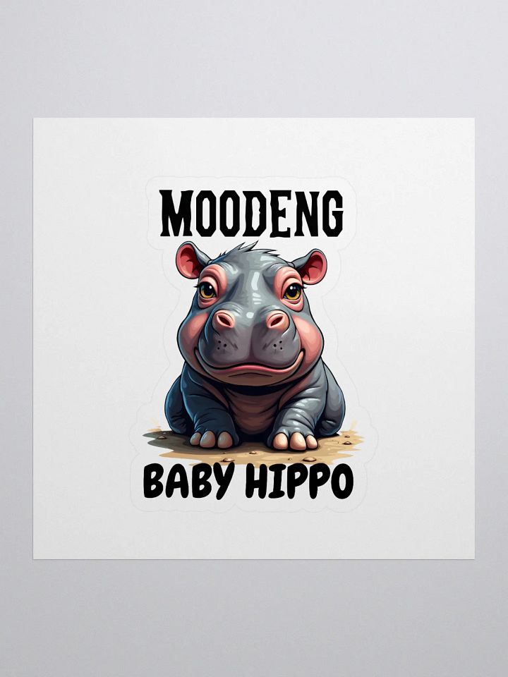 Moodeng Baby Hipo Sticker product image (1)