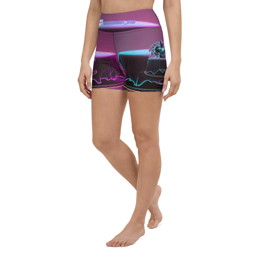 Blackknight513 All-Over Print Yoga Shorts product image (11)