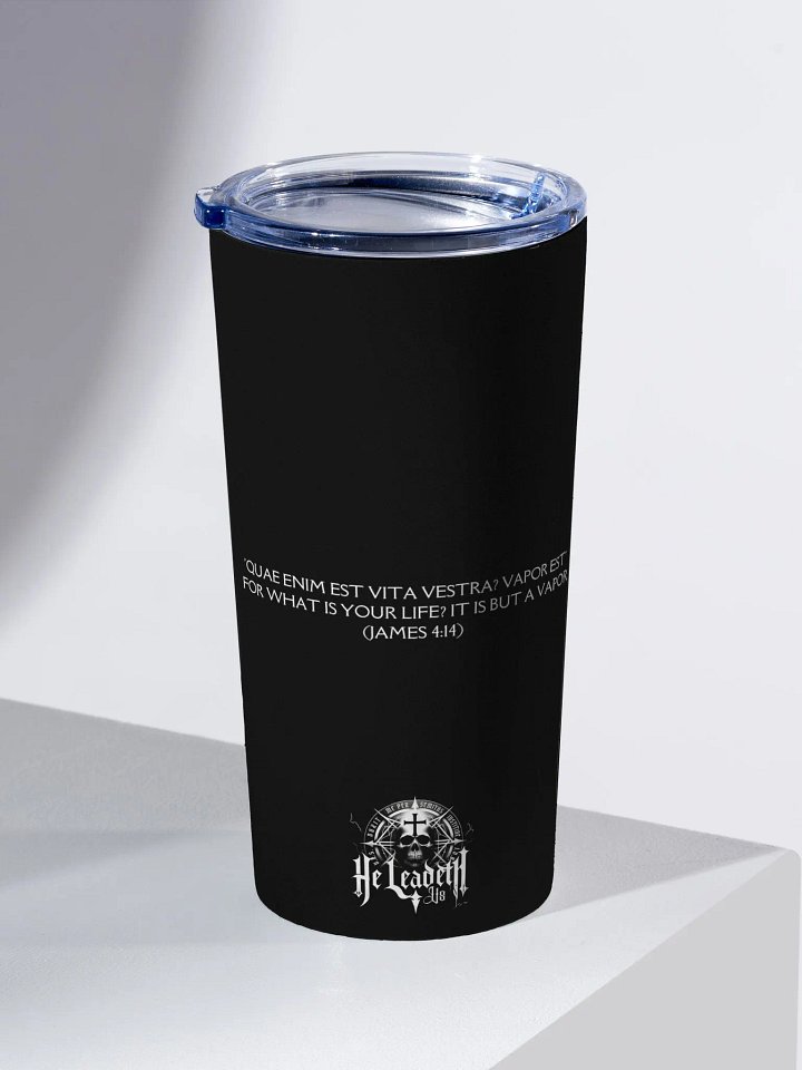 HLU Skull Logo: 'The Daily Reminder' Steel Tumbler product image (1)