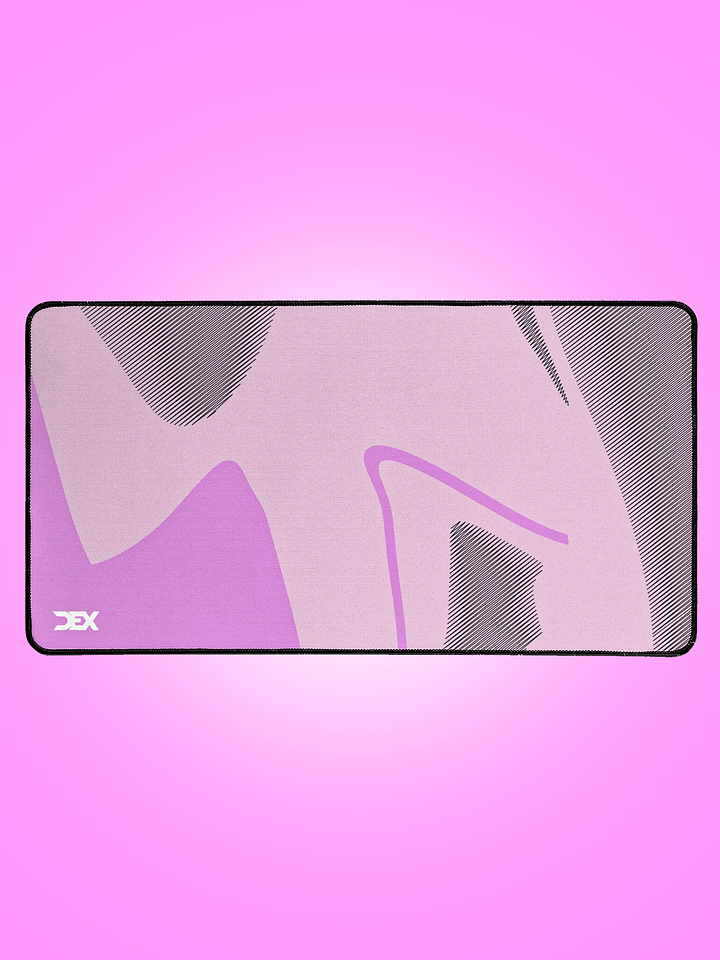 Liquid Abstract Desk Mat - "Mimi Pink" product image (1)