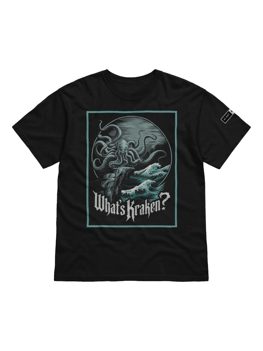 "WHAT'S KRAKEN" 100% cotton T-shirt product image (1)