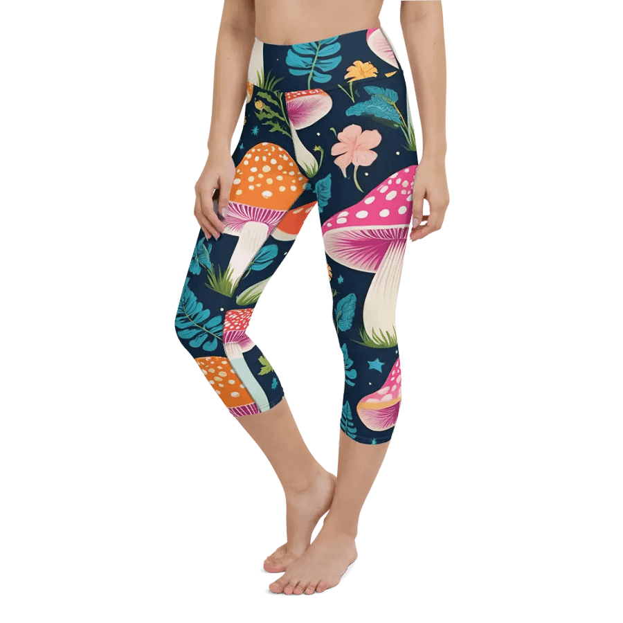 Mystic Mushroom Capri Leggings product image (12)