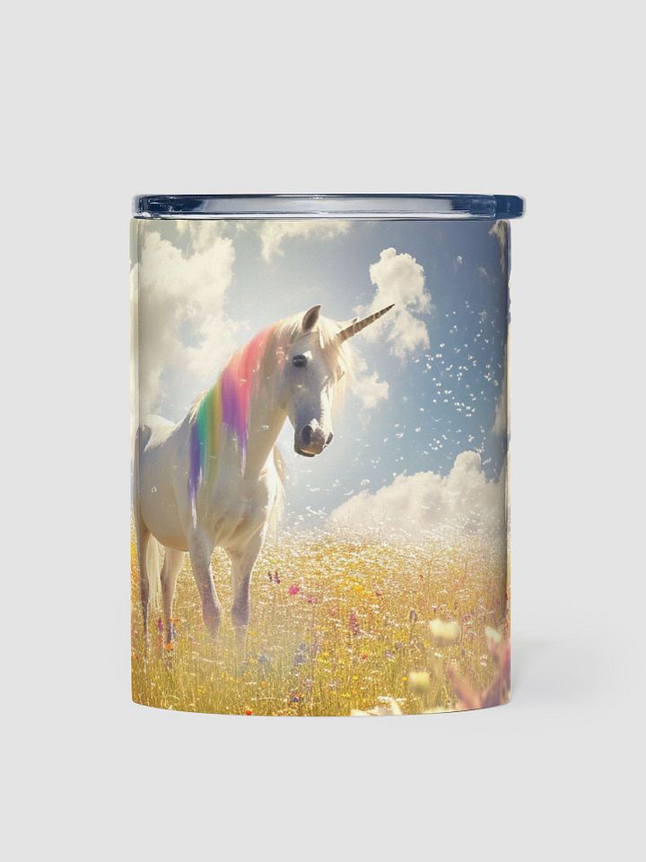 Rainbow Unicorn Double-Walled Tumbler – Insulated, Stainless Steel, Keeps Drinks Hot or Cold product image (1)