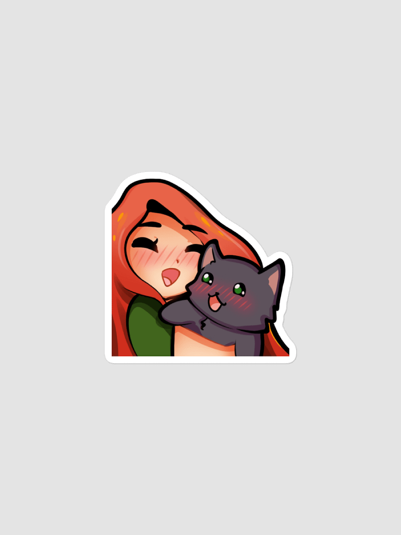 Big Hugs Kiss-Cut Sticker 3 x 3 inch