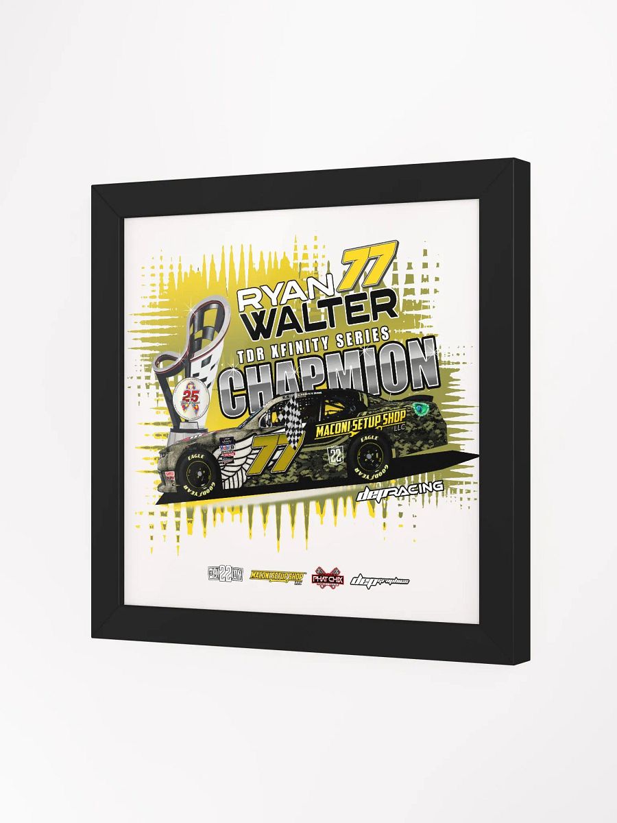 Ryan Walter Xfinity Champion Framed Art product image (10)