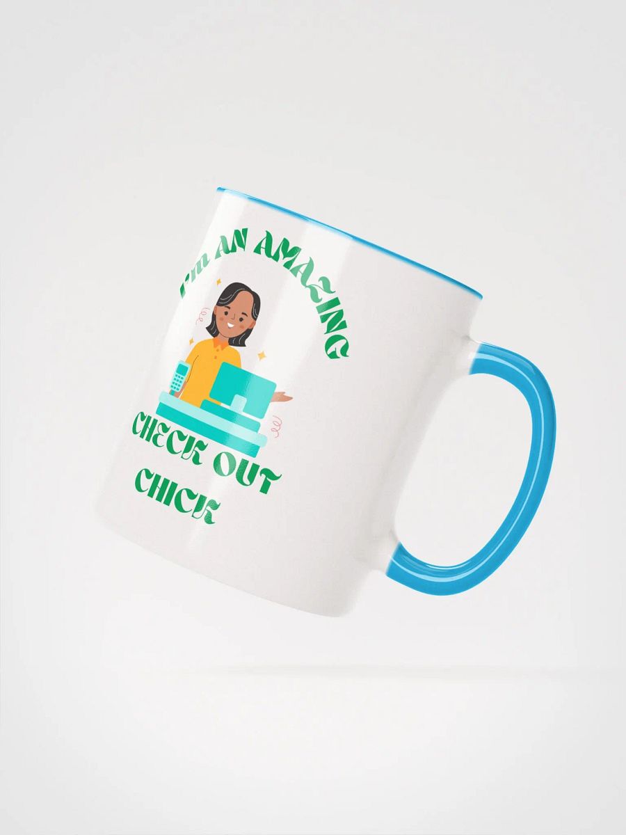 CHECK OUT CHICK Supermarket fun Ceramic Mug product image (2)