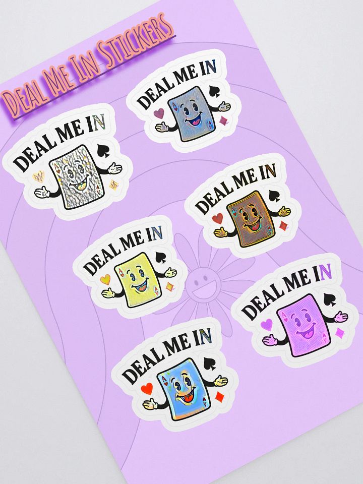 Deal Me In Stickers product image (1)