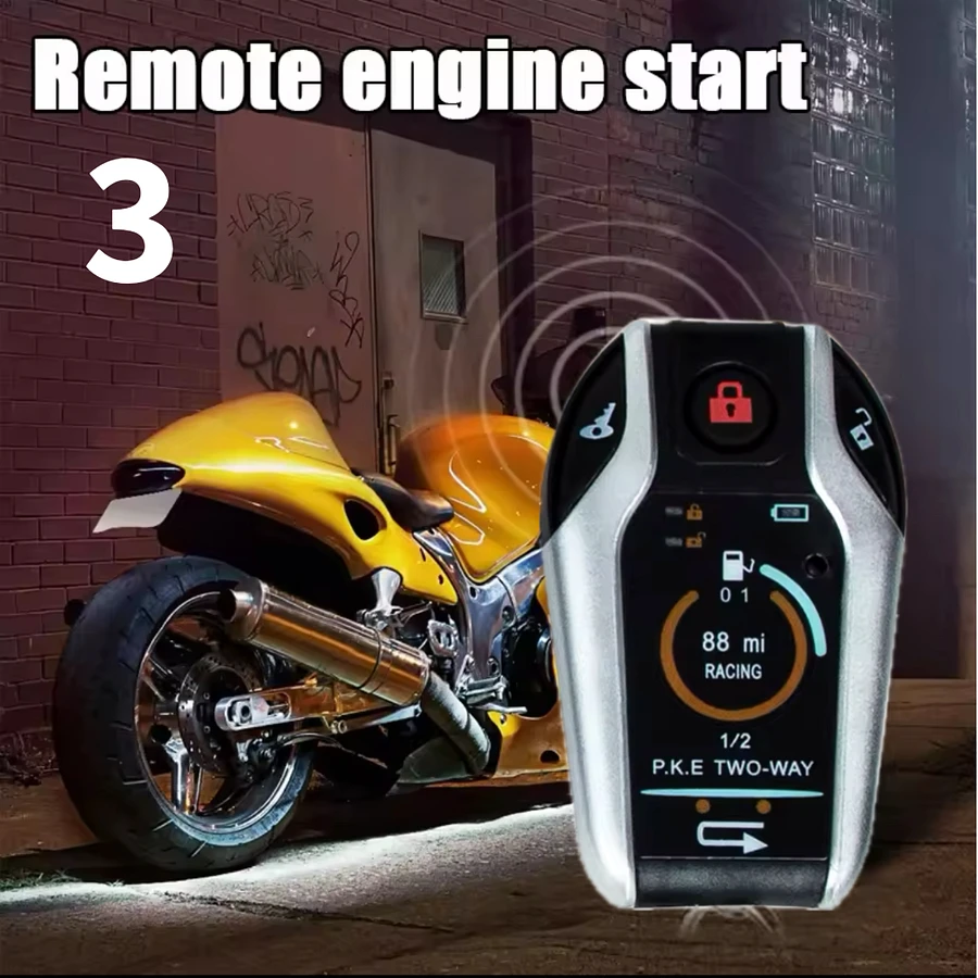 Remote Moto engine starter + alarm system 3 product image (1)