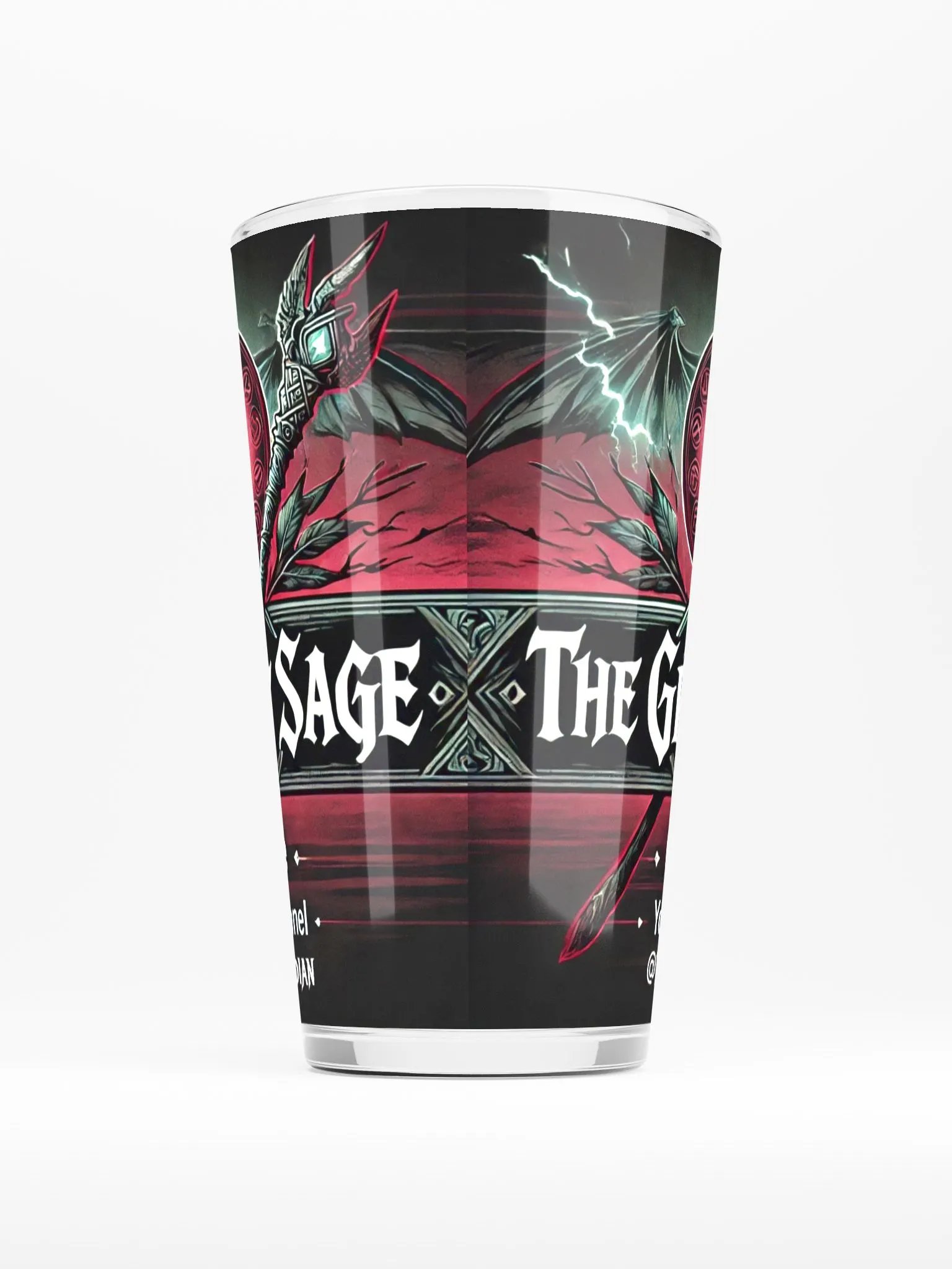 The Great Sage Shaker Pint Glass product image (1)