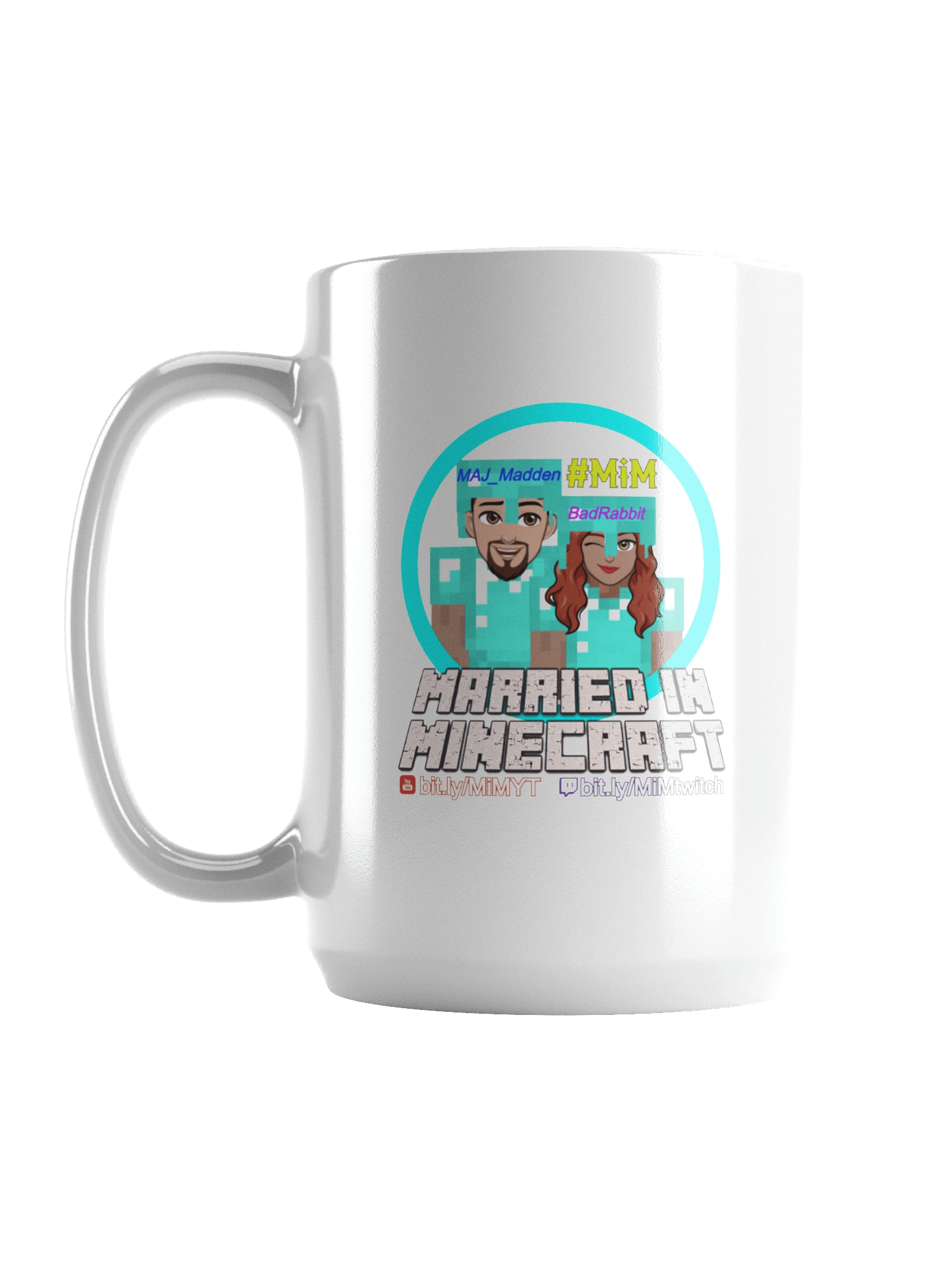 Classic Married in Minecraft Logo Tall Mug product image (1)