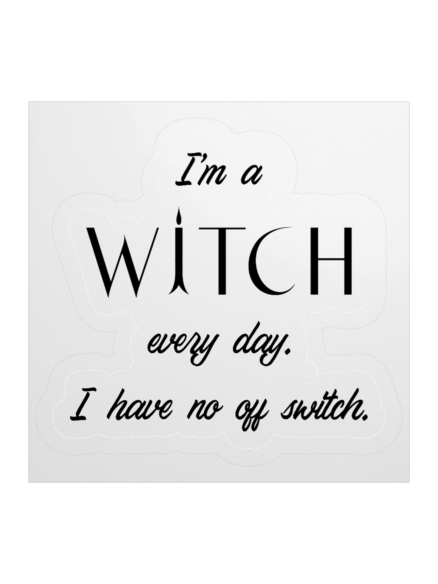 I'm a Witch Sticker product image (1)