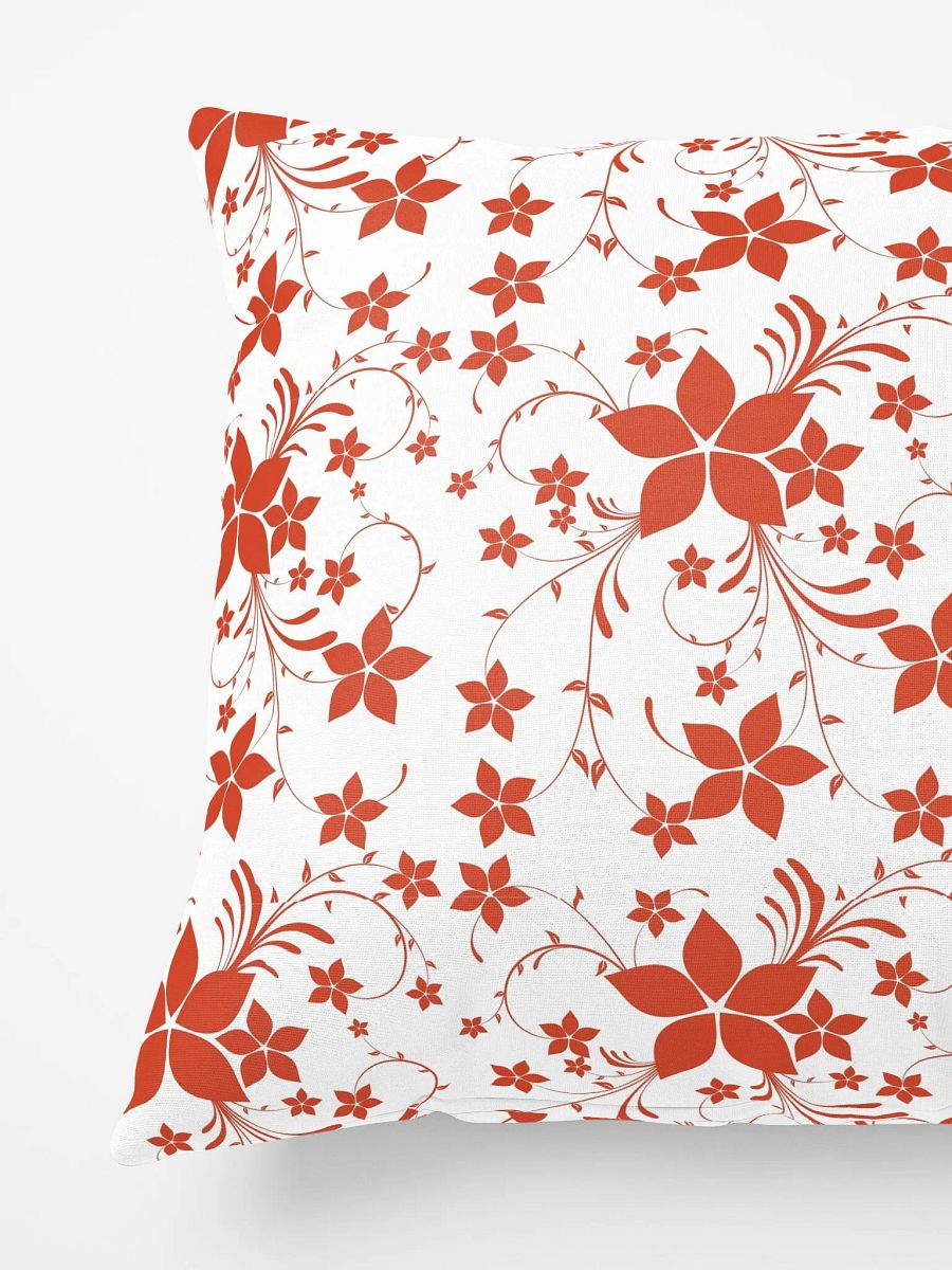Sublicolor 611S Red Flowers Printed Pillow product image (3)