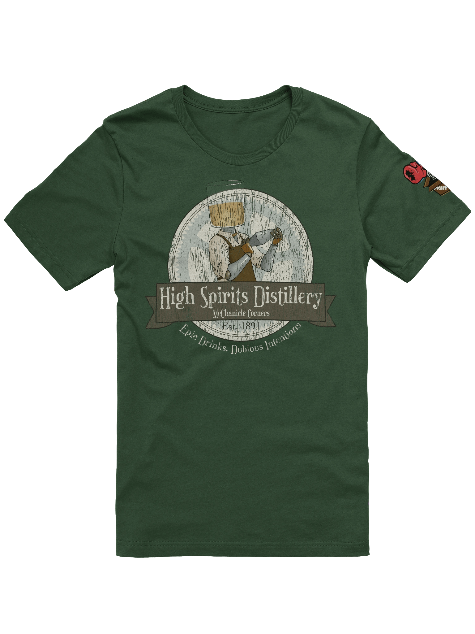 High Spirits Distillery – McChanicle Corners Tee product image (2)
