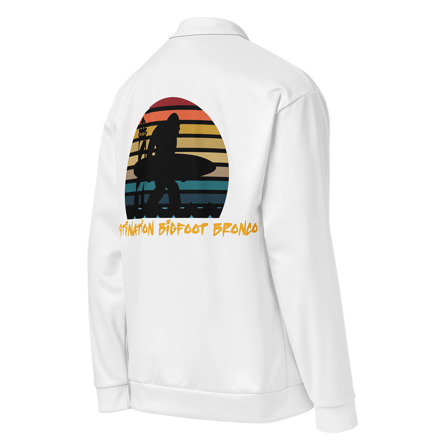 Destination Bigfoot Bronco Classic Logo Bomber Jacket (White) product image (4)