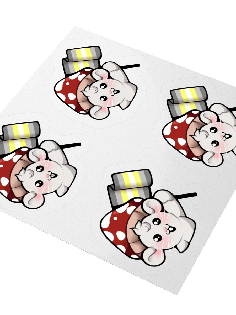 Demigender Pride Flag Stickers product image (3)