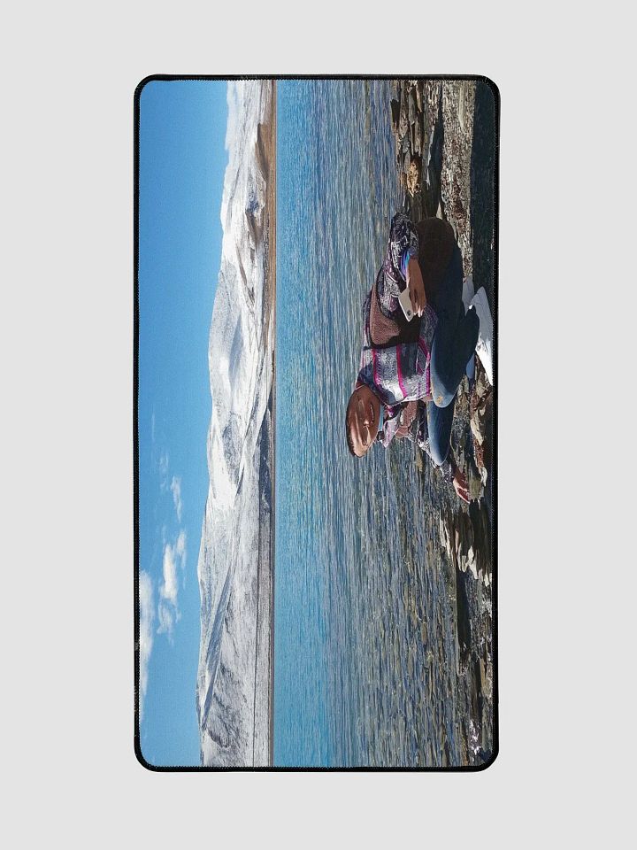 Desk Mat 15.5" x 31.5" : snow mountain product image (2)